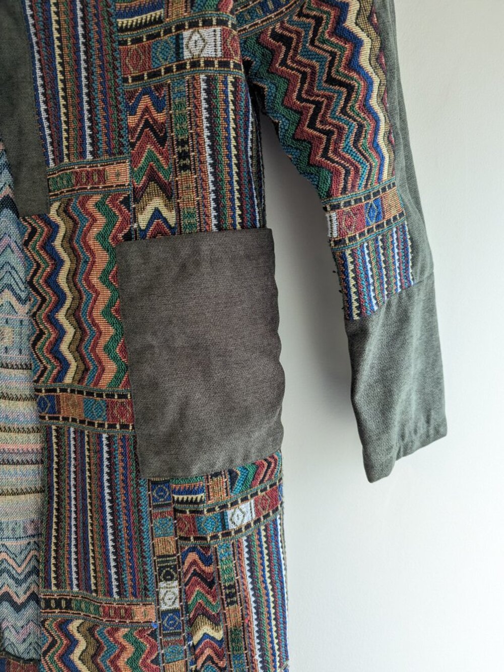 Funsport Multi colored Aztec Abstract Print light jacket - Picture 5 of 8